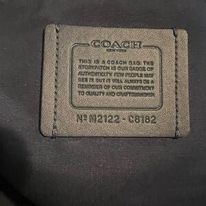 Coach Dark Leather Bag